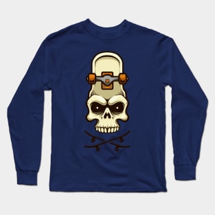 SKeleton skate Long Sleeve T-Shirt